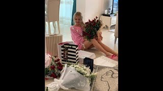 Дарья Пынзарь распаковывает подарочки на ДР ))