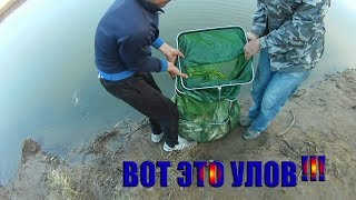 Вот это Рыбалка  Еле Подняли садок