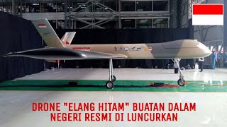 Drone MALE "Elang Hitam" Buatan INDONESIA Resmi Diluncurkan