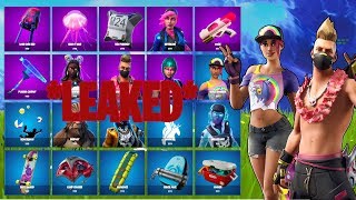 *NEW* LEAKED FORTNITE SKINS (Beach Bomber, Summer Drift) - Fortnite Battle Royale