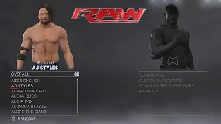 WWE 2K17 ROSTER! OFFICIAL RATINGS & MODELS! (WWE 2K17 Gameplay)