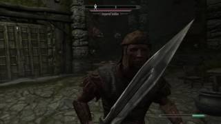 Skyrim elite melee demonstration