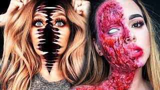 20 Cool DIY Halloween Makeup IDEAS + GRWM DYI Costumes 2018