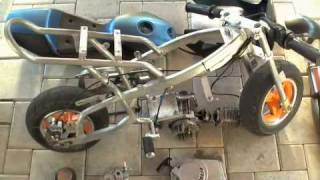 Pocket bike tuning Projekt 2009 - Big Bore 3, Snake pipe usw.