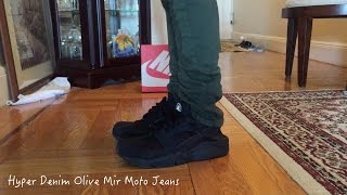 Nike Air Huarache "Triple Black" Unboxing/Review & On Foot