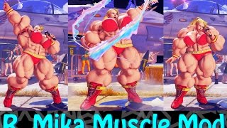 Street Fighter 5 mods Muscle Mika