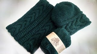 How to Knit a HAT(#2)_Шапка Vivchari