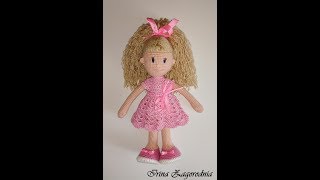 Кукла крючком-видео. Ч.2. Вязаная кукла амигуруми-вязание крючком