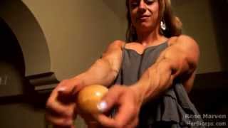 Rene Marven Mind Blowing Female Muscle Growth