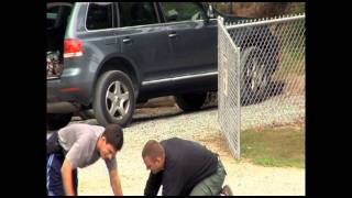 Durham Police and Durham Bulls compete in the POPAT