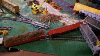 Fun with model trains, a derailing mess!