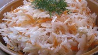 МАРИНОВАННАЯ КАПУСТА. Быстрый рецепт. Нравится всем