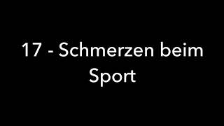 MS und jetzt? - 17 Sport und Schmerzen