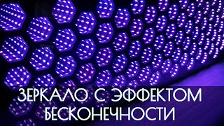 Зеркало с эффектом бесконечности "Пчелиные соты"