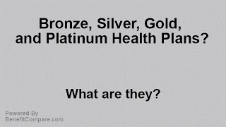 What are Bronze, Silver, Gold, and Platinum Plans?