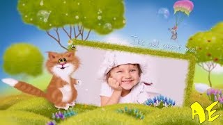 Летний детский альбом в After Effects