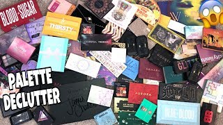 EYESHADOW PALETTE DECLUTTER 2020