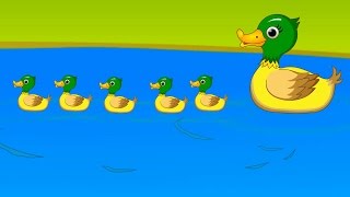 Пять маленьких утят | Five little ducks