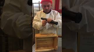 Пистолет для скота. Используется строительный патрон.