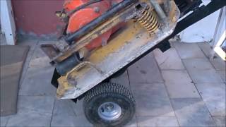 самодельная тележка -подъемник.