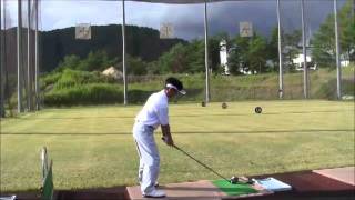 ゴルフ上達左一軸「リズムシンクロ打法」（１）