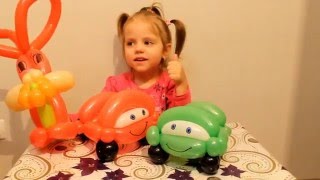 Тачки Машинка Молния Маквин  из шаров Cars Lightning McQueen of balloons