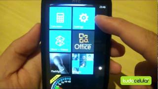 HTC HD7: Prova em Vídeo | Tudocelular.com