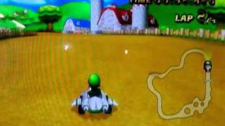 mario kart lugi time trial with crazy frog music