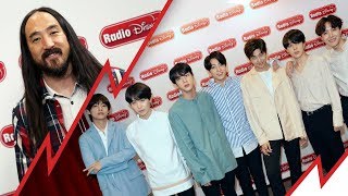 Steve Aoki Talks "Waste It On Me" with BTS | Radio Disney