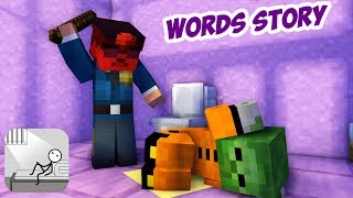 Monster School : WORDS STORY - Minecraft Animation