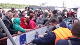 Паромная переправа Салехард-Лабытнанги 2014