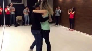 Тиаго и Алёна - урок кизомбы. Март 2016