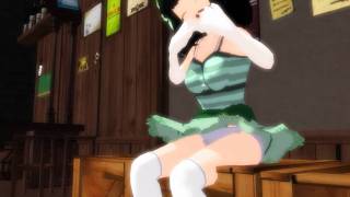 [MMD] こっち向いてBaby - New comer "黒いウサギ"　(Kuroi Usagi)