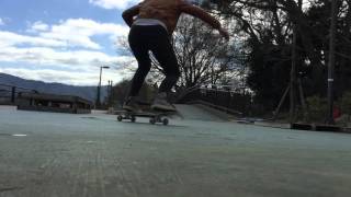 スケボー 初心者 女子 オーリー パーク skateboard ollie girl