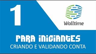 Inicie sua primeira compra de bitcoin criando uma conta na walltime
