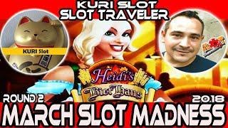 ?ROUND#2 West★ Heidi's Bier Haus Slot machine ? #March Madness 2018★KURI Slot VS Slot Traveler★栗スロ