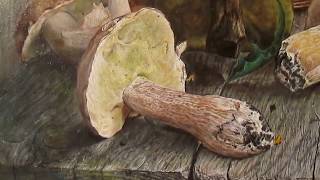 Грибы  - современная многослойная #живопись - художник Игорь Селиванов