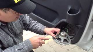 Как снять дверную ручку Citroen Jumpy | Removing door handle