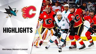 NHL Highlights | Sharks @ Flames 2/4/20