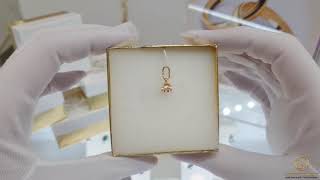 Золотой кулон с жемчугом 62005 видеообзор