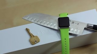 Apple Watch Scratch Test | Apple Watch Sports Edition Screen Scratch Test | iWatch Torture Test