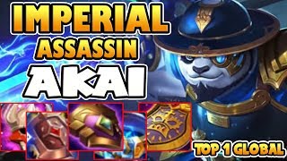 NEW EPIC SKIN AKAI IMPERIAL ASSASSIN [by Böss™CubeTv] BUILD & GAMEPLAY MOBILE LEGENDS