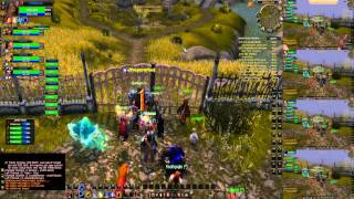 Multiboxing WoW MoP: 4x Shaman 1x Druid (Level 12-13)