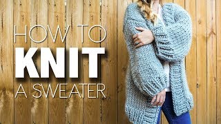 WE ARE KNITTERS | SIMONE CARDIGAN | STEPS TO KNIT A SWEATER