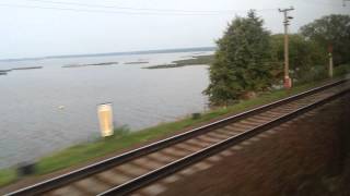 Перегон Тверь-Москва.(Московское море-Завидово) Снято из окна поезда 049А .