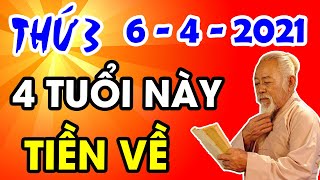Top 4 Con Giáp May Mắn Nhất Ngày 06/4/2021 Chắc Chắn TRÚNG SỐ 100 TỶ, Đổi Đời TỶ PHÚ Chỉ Sau 1 Đêm