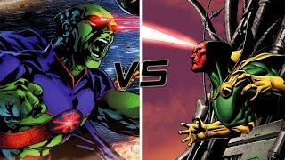 ВИЖН ПРОТИВ МАРСИАНСКОГО ОХОТНИКА! МАРВЕЛ ПРОТИВ ДС! VISION VS MARTIAN MANHUNTER!