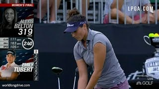 HUGE DRIVES! LPGA's Emily Tubert Wins 2018 Tennessee Big Shots Long Drive Contest