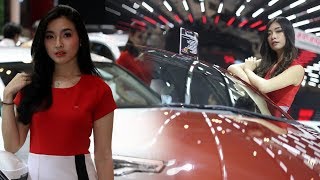 Deretan Wajah SPG di Pameran Gaikindo Indonesia International Auto Show Banten