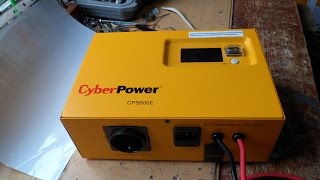 Обзор, тест и внутренности инвертор ИБП CyberPower 600E